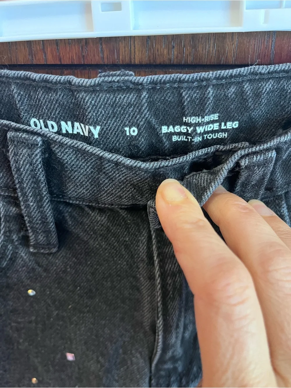 Old Navy Girl’s Black Denim Jeans Size 10